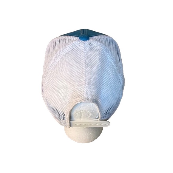 COSTA Costa Del Mar Marlin Trucker Mesh Cap Hat; Blue Adjustable‎ Snapback - Picture 2 of 9